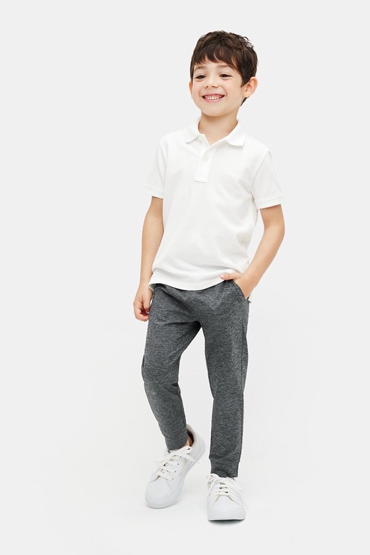 純棉網眼polo衫-童