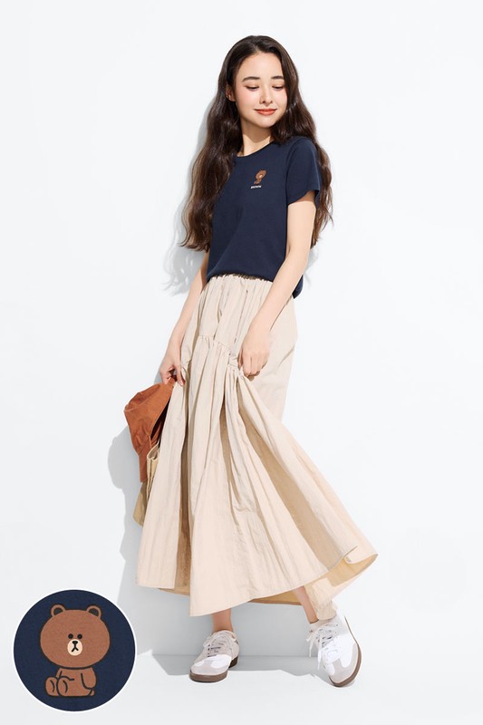 LINE FRIENDS印花T恤-07-女