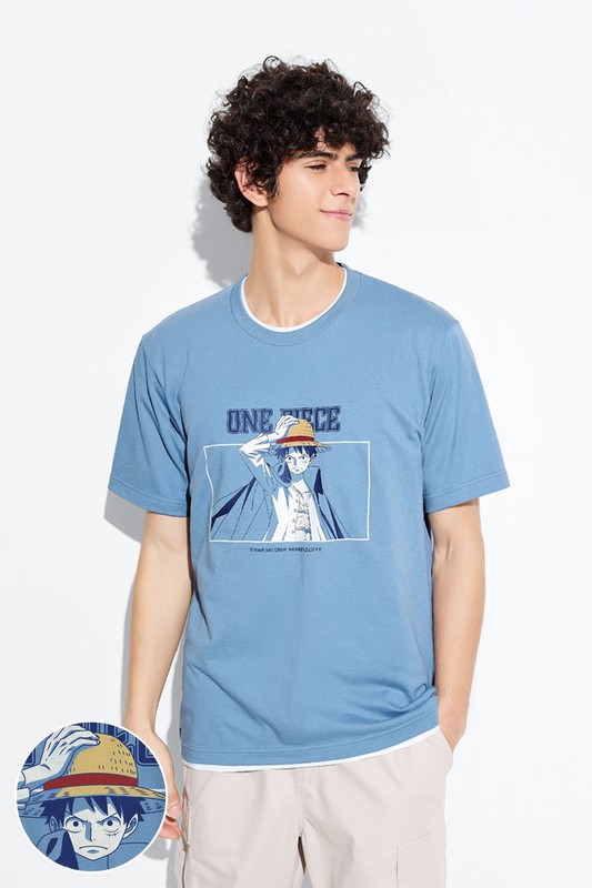 航海王印花T恤-01-男