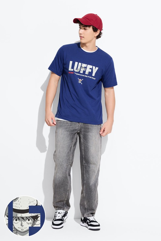 航海王厚版印花T恤-08-男