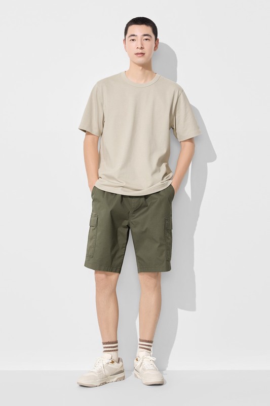 純棉厚磅圓領T恤-男