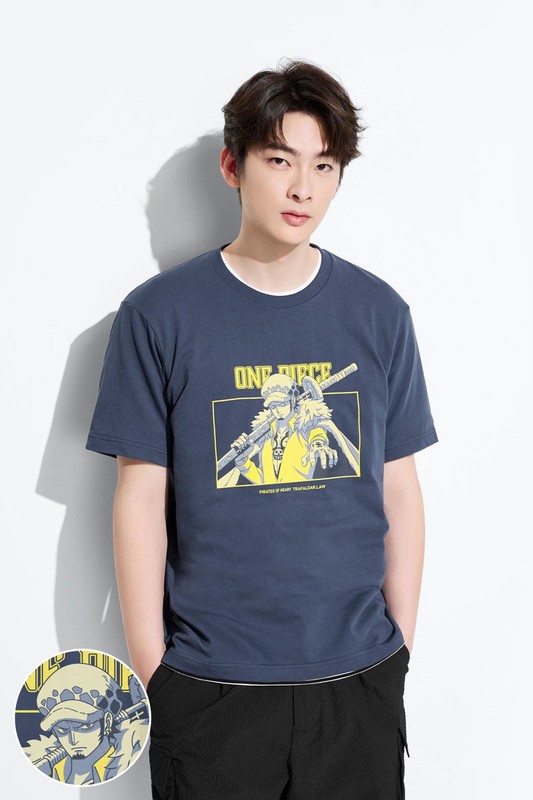 航海王印花T恤-01-男