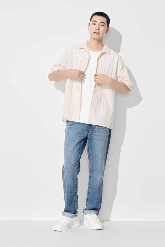 Regular Fit直筒牛仔褲-男