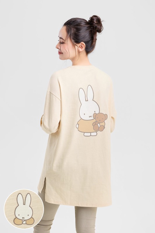 Miffy竹節棉長版上衣-女
