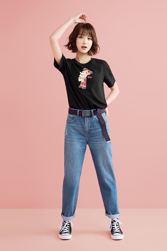 PEKO & POKO厚版印花T恤-06-女