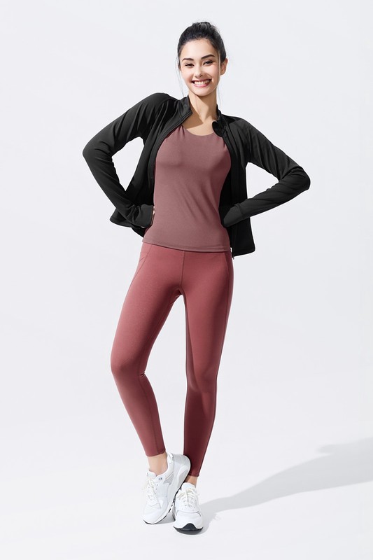 運動短袖Bra上衣-女