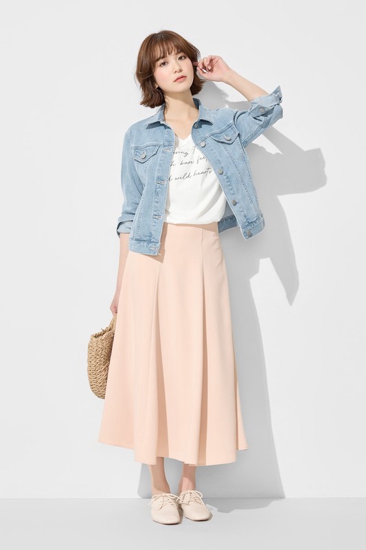 牛仔修身外套-女