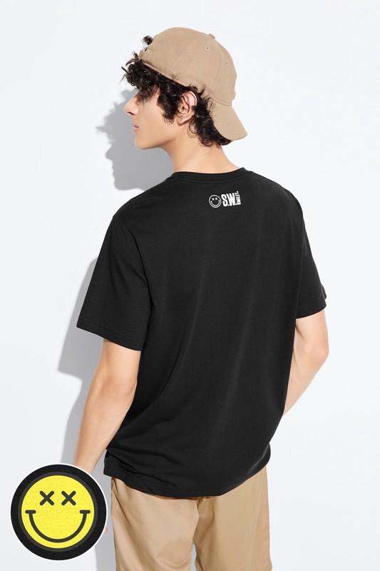 S.W.SMILEY®印花T恤-01-男