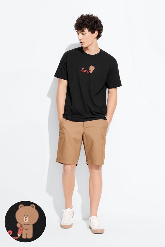 LINE FRIENDS印花T恤-06-男