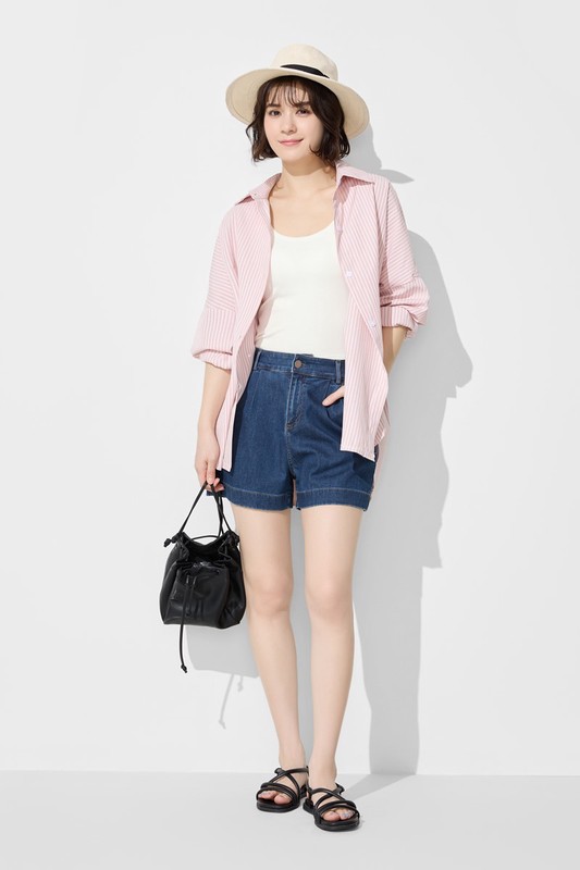 Bra羅紋中短版背心-女