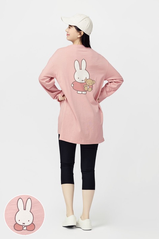 Miffy竹節棉長版上衣-女