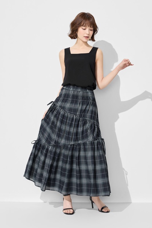 雪紡方領背心-女