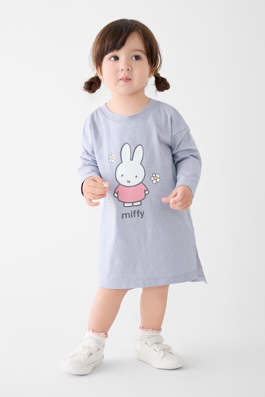 Miffy竹節棉長版上衣-Baby