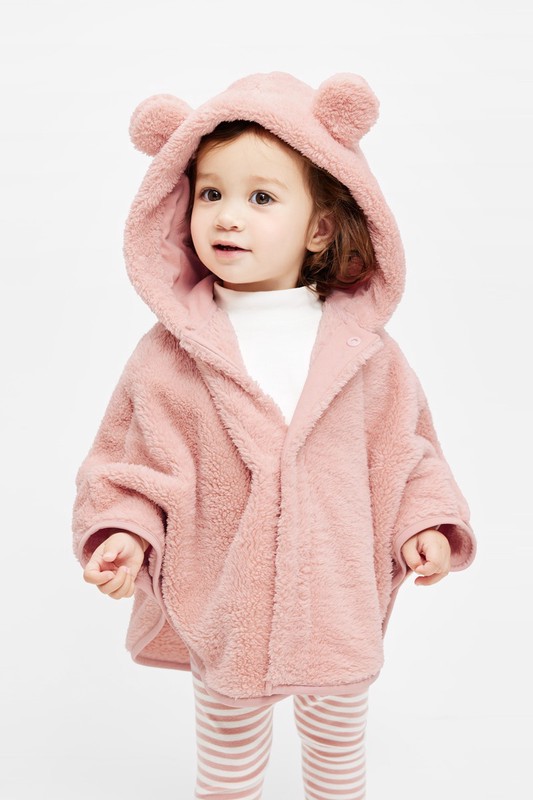 長刷毛造型斗篷-Baby