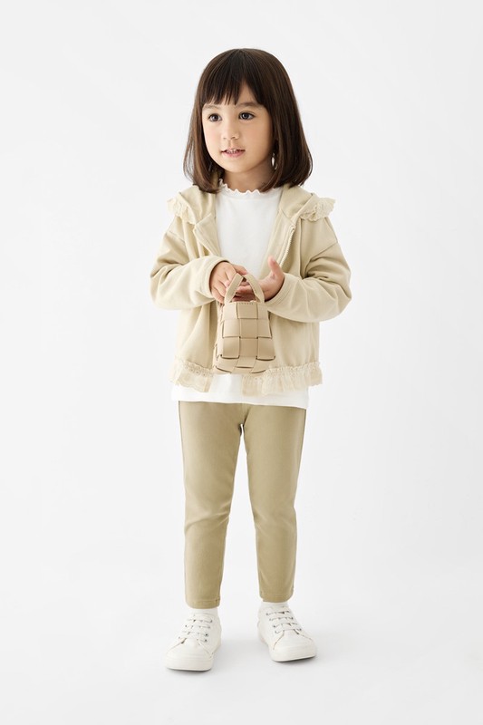 針織緊身長褲-童