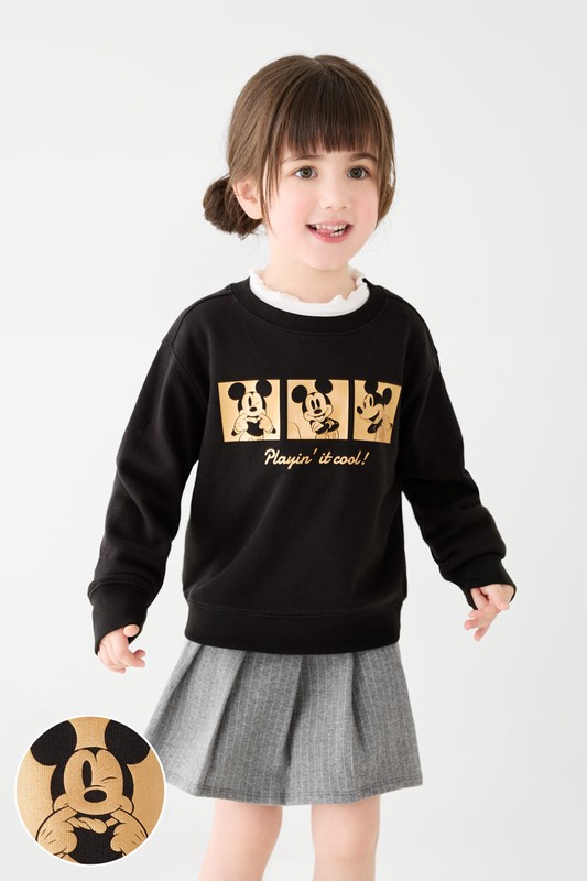 迪士尼系列毛圈印花圓領衫-02-童