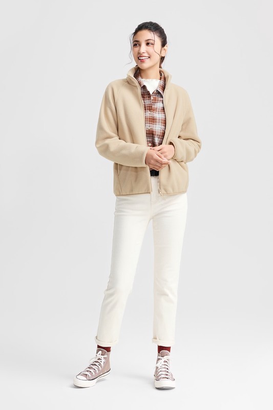 Fleece立領外套-女