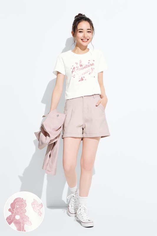 迪士尼系列印花T恤-35-女