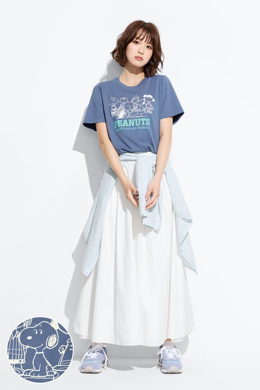 史努比系列厚版印花T恤-30-女