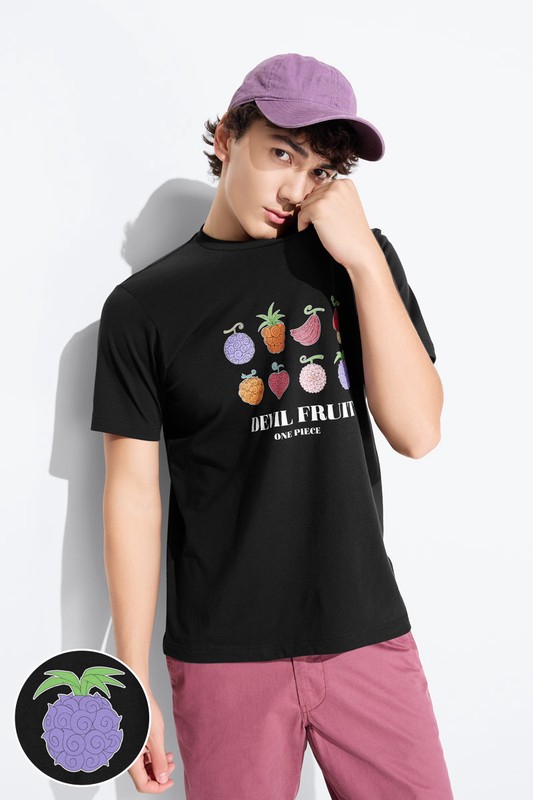 航海王印花T恤-05-男