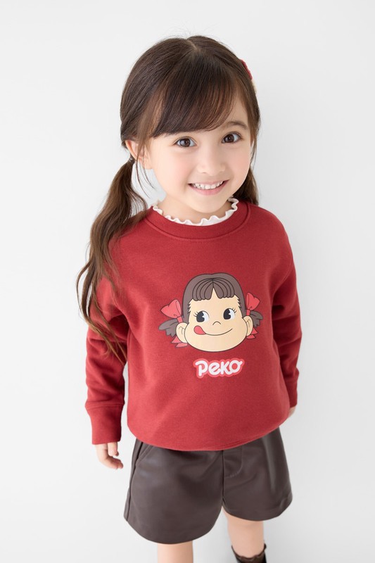 PEKO & POKO毛圈印花圓領衫-04-童