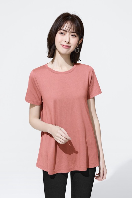 莫代爾寬襬上衣-女