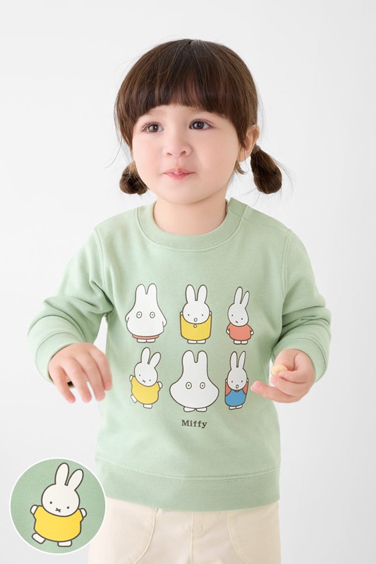 Miffy毛圈印花圓領衫-02-Baby