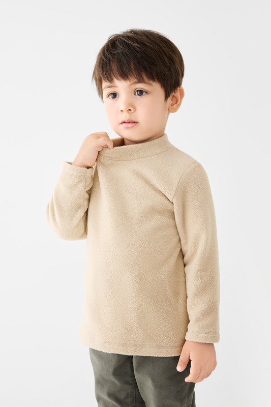 Fleece立領上衣-童