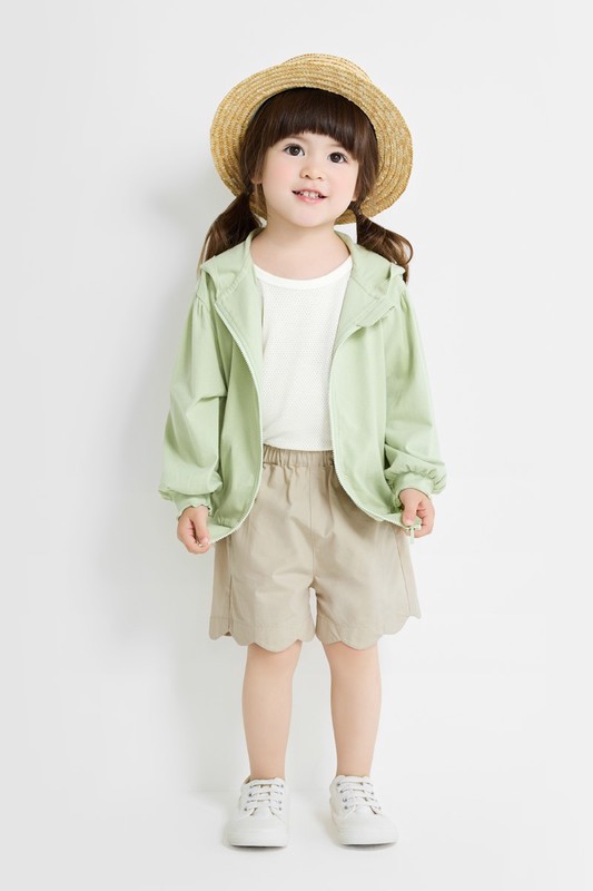 純棉花邊造型短褲-童