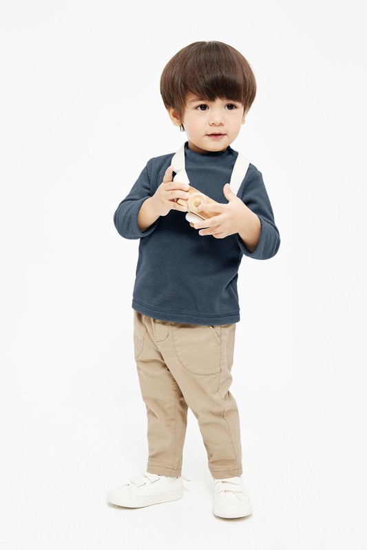 Fleece立領上衣-Baby