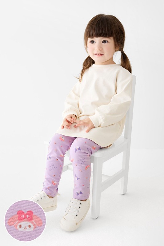 三麗鷗彈力九分內搭褲-童