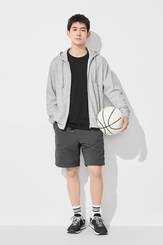 吸排無側縫圓領T恤-男