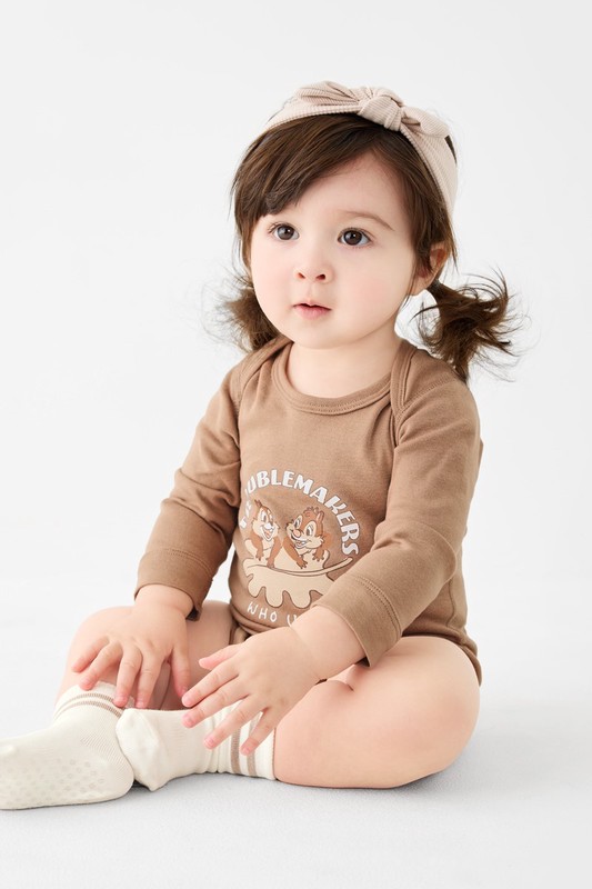 迪士尼系列純棉羅紋包臀衣-Baby