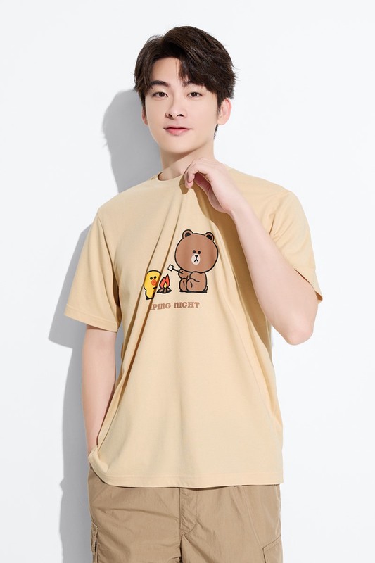 LINE FRIENDS印花T恤-02-男