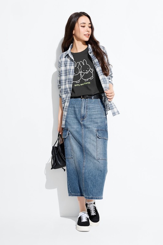 Miffy寬版印花T恤-10-女