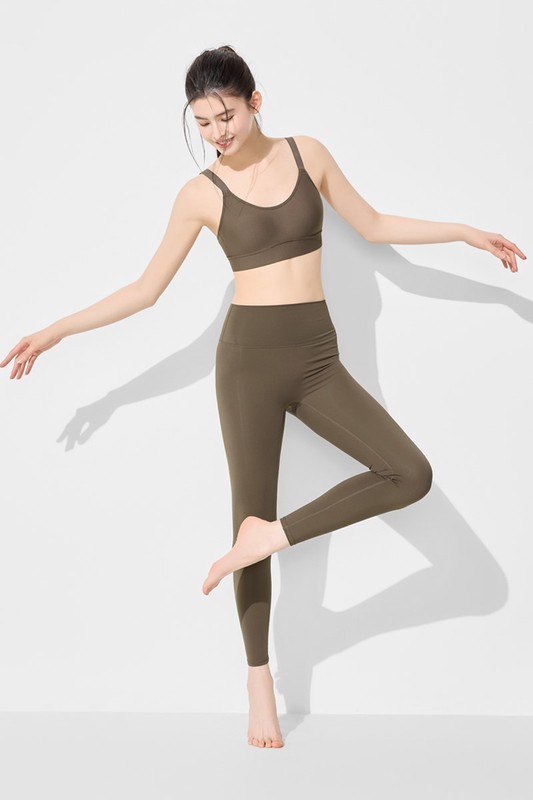 吸排無中線中度緊身褲-女