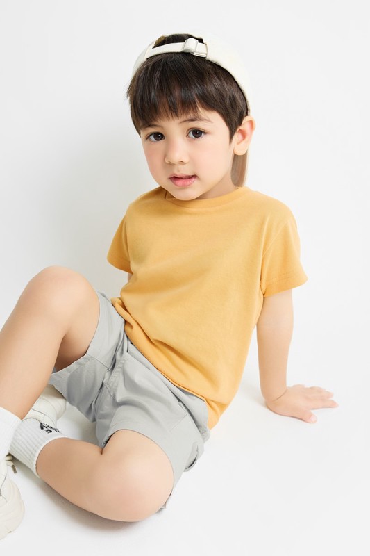 快乾棉圓領T恤-童