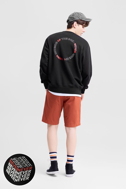 文字毛圈印花圓領衫-01-男