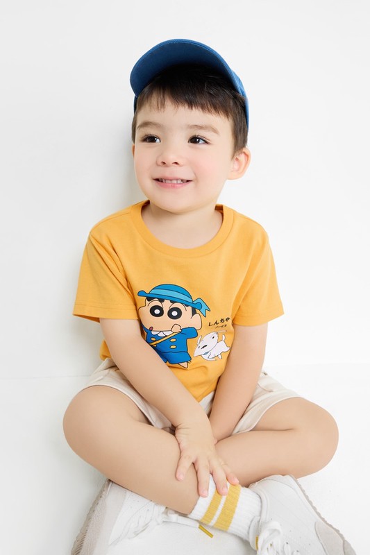 蠟筆小新印花T恤-11-童