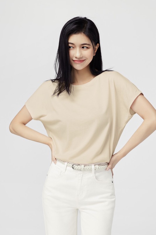 莫代爾寬鬆連袖上衣-女