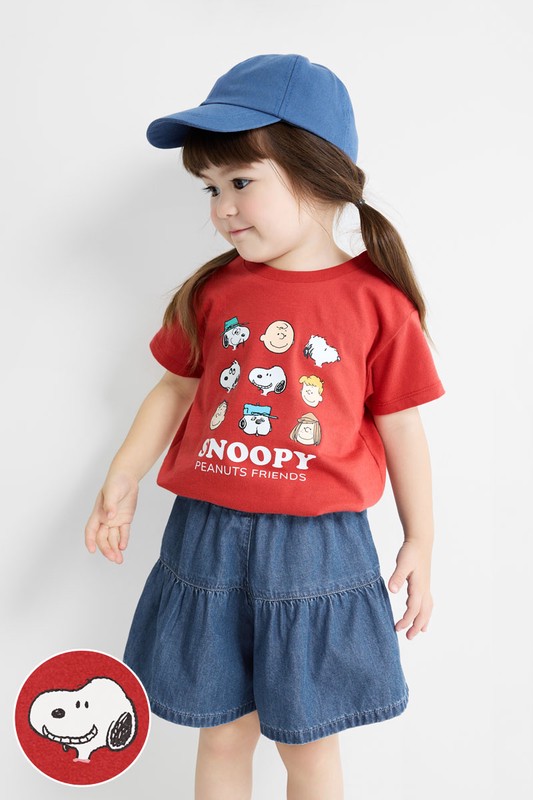 史努比系列印花T恤-08-童