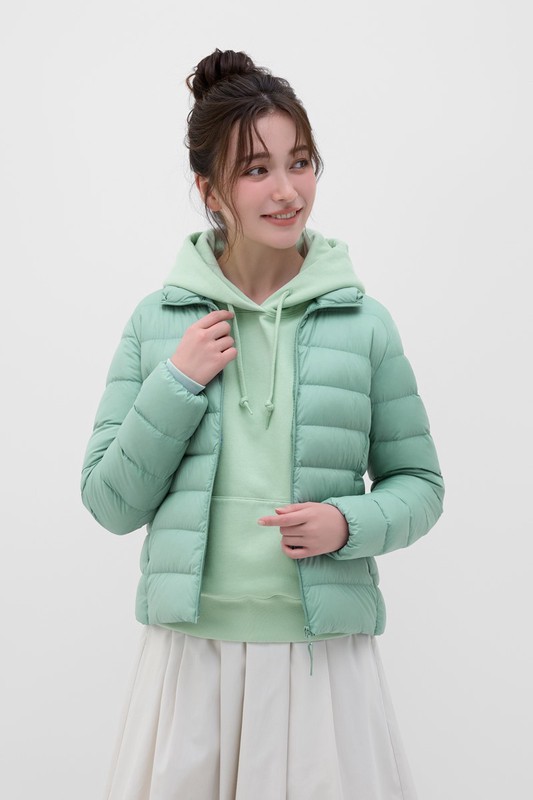 極輕羽絨立領外套-女