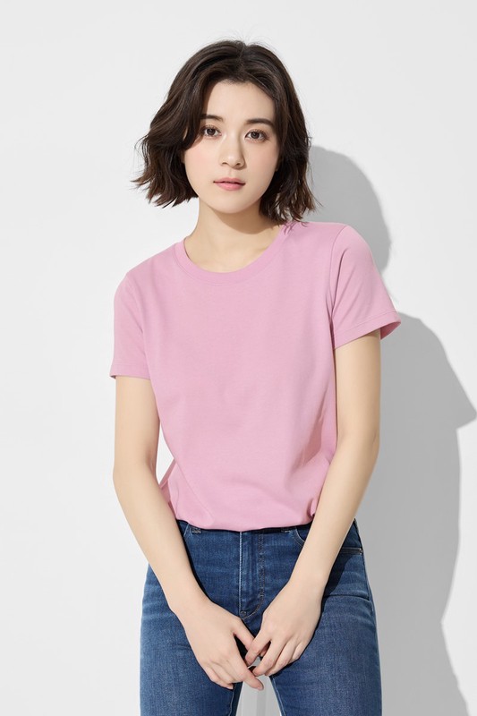 快乾棉圓領T恤-女