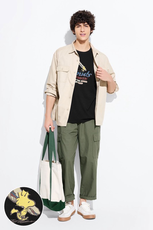 史努比系列印花T恤-25-男