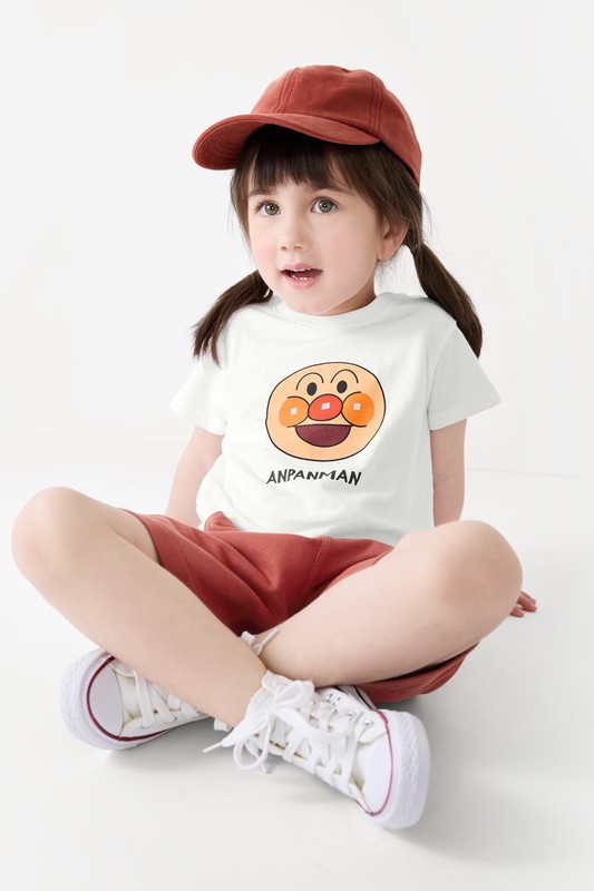 麵包超人系列印花T恤-01-童
