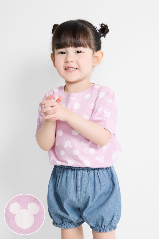 迪士尼系列竹節棉印花T恤-01-Baby