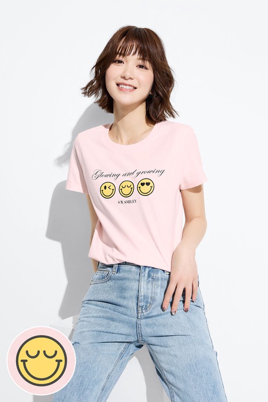 S.W.SMILEY®印花T恤-08-女