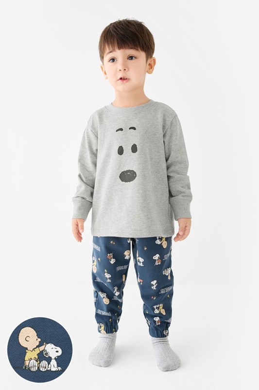 史努比系列毛圈家居套裝-童