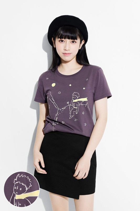 小王子印花T恤-05-女