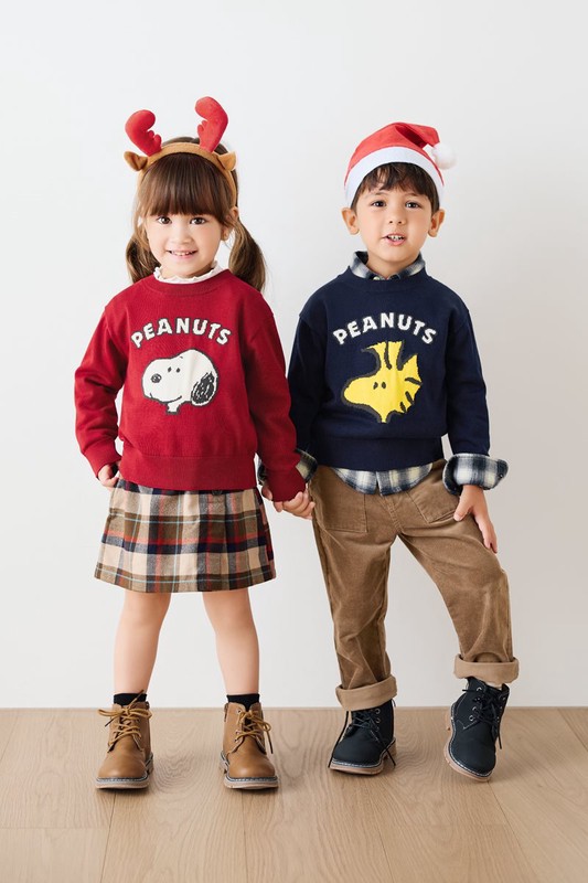 史努比系列提花毛衣-童